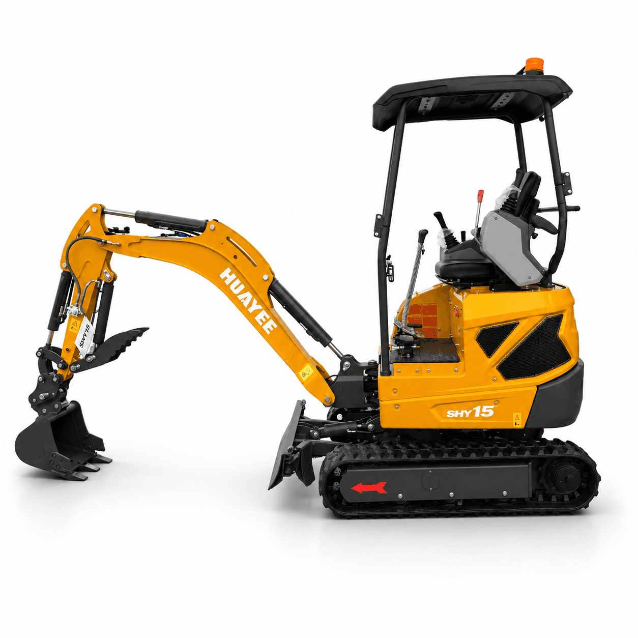Huayee SHY15 mini excavator available through True Grit Equipment
